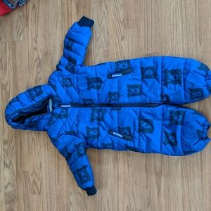 M&S Kids Snow overall with hood Size 9-12 months